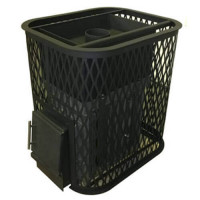 Чугунная печь для бани Торнадо 20М1 А Мини, с Т/О,  без выноса (Компакт) до 20 м³