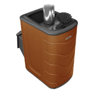 Газовая печь для бани T.M.F Гейзер Супер Inox ДА ЗК терракота