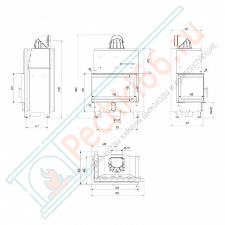 Стальная топка MBO/L/BS (Kratki)
