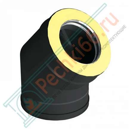 Отвод 15° V50R с изол (AISI-321/0,5-ОЦИНК-RAL/0,5) d-250/350 (Вулкан)