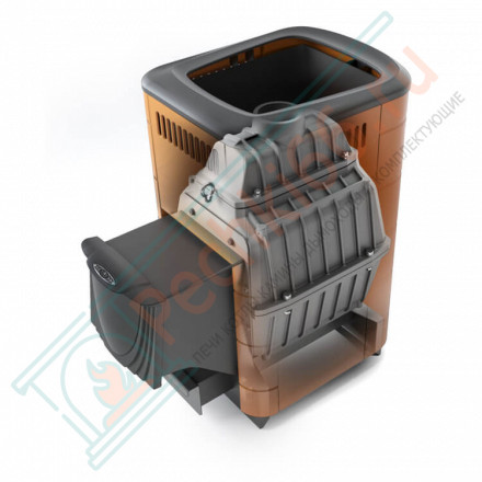 Чугунная печь для бани Тунгуска Cast Витра антрацит (T.M.F)