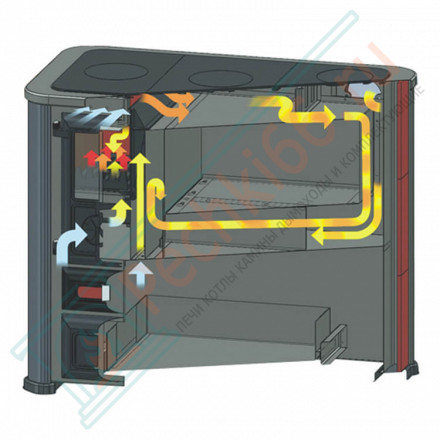 Варочная печь Alma Mons красная (Tim Sistem)