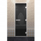 Стеклянная дверь DoorWood Хамам Графит 2000х810 (по коробке)