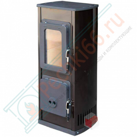 Отопительная печь Verona, Черная (Thorma) до 124 м3