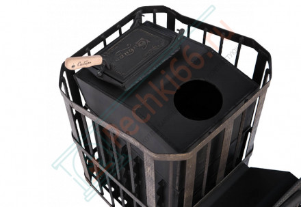 Банная печь "Сибирь-40" (дверка 700х700) с закрытой каменкой (Сибирь-Премиум)