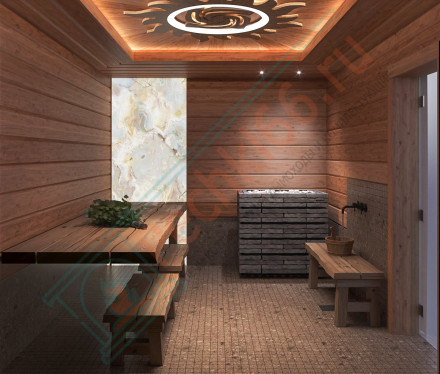 Электрическая банная печь Sangens W40B Brick