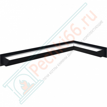 Каминная решетка угловая Luft 40X80X9 графит (Kratki)