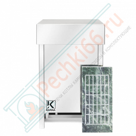 Электрокаменка Karina ECO горизонтальный в камне змеевик (KARINA) до 20 м3