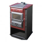 Отопительная печь Magic Stove красная (Tim Sistem) до 160 м3 Отопительная печь Magic Stove красная (Tim Sistem) до 160 м3