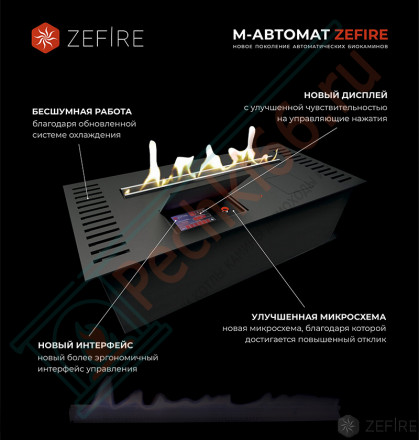 Биокамин автоматический M 1800 (ZeFire)