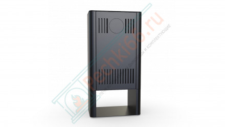 Печь-камин Solum Log, серая сталь (Defro-Home) 9кВт