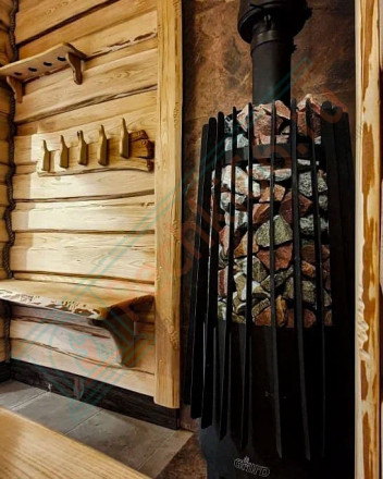 Дровяная банная печь Grill'D Cometa 350 Vega Window Max