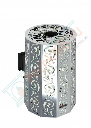 Дровяная банная печь Grill'D Violet Steel Short (Камень колотый 100 кг)