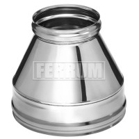 Сэндвич конус (НЕРЖ-430/0,5-НЕРЖ-420/0,5) d-120/200 (Ferrum GS) Сэндвич конус (НЕРЖ-430/0,5-НЕРЖ-420/0,5) d-120/200 (Ferrum GS)