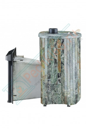 Дровяная банная печь Ферингер Макси ПФ "Жадеит наборный" до 38 м³