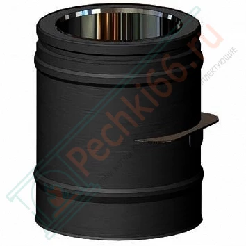 Шибер (AISI-310S/1,0 мм-ОЦИНК-RAL/0,6) d-200/250 (Schiedel-Permeter ULTRA)