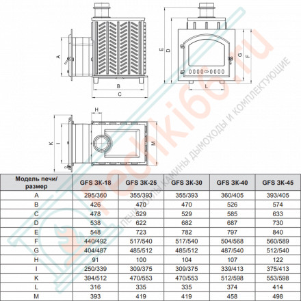 Печь банная Гефест GFS-ЗК 18 (П) (ТехноЛит)