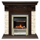 Электрокаминокомплект Luxemburg (каменный) - Сланец/Темный дуб с очагом Cavendish Электрокаминокомплект Luxemburg (каменный) - Сланец/Темный дуб с очагом Cavendish