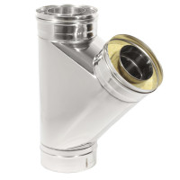 Тройник Термо 45° ТРТ-Р (304-0.8/304) d-200/300 (ТиС Стандарт)