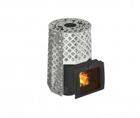 Банная печь Violet Steel Romb Short Window Max (Grill’D)