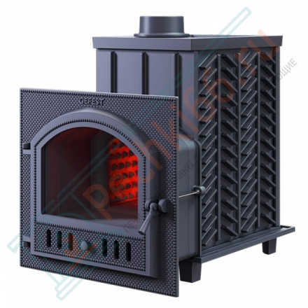 Чугунная печь для бани Комплект GFS ЗК 18 (П) Президент 850/50 Талькохлорит (ТехноЛит)