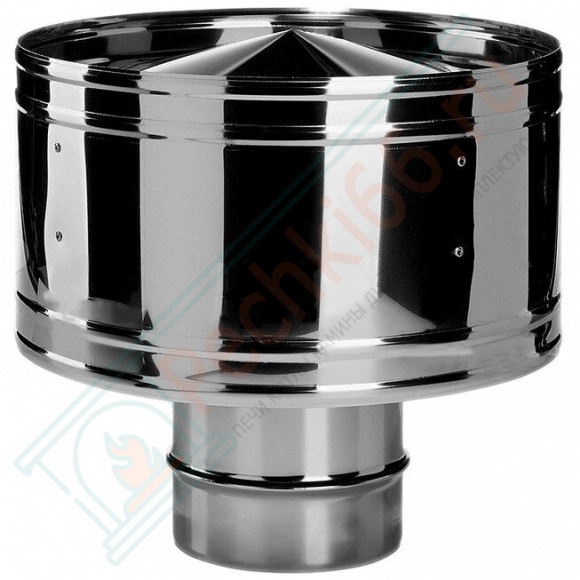 Дефлектор на трубу без изол (AISI-321/0,5мм) d-160 (Вулкан)