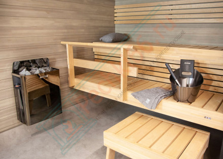 Электрокаменка The Wall SW80 Black Steel (Harvia)