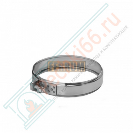 Хомут обжимной (НЕРЖ-430/0,5) d-250 (Феррум)