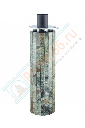 Дымоход - экономайзер Жадеит наборный, d-115, L=1000 мм (Feringer)