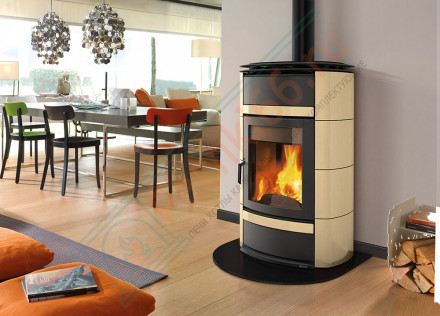 Печь-камин с водяным отоплением Norma S Idro D.S.A, цвет бежевый (La Nordica)