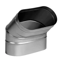 Отвод 30° VOG по широкой стороне (AISI-321/0,8) 120х240мм (Вулкан)