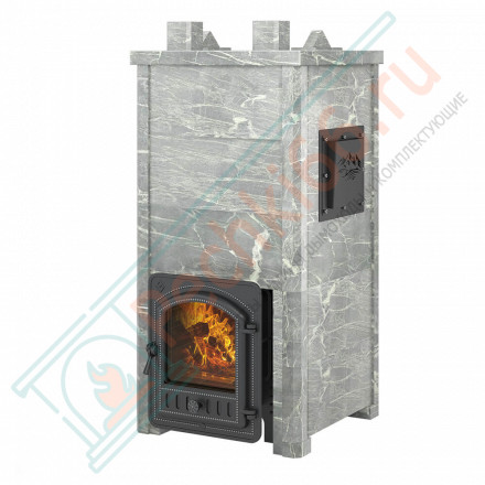 Печь для бани Эверест "Легкий пар Профи" в облицовке Талькохлорит, S-50 мм (Everest)