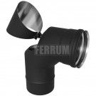 Колено-ревизия угол 90° (430/0,8 мм / эмаль / 600° черная) d-150 (Ferrum Blackside) Колено-ревизия угол 90° (430/0,8 мм / эмаль / 600° черная) d-150 (Ferrum Blackside)