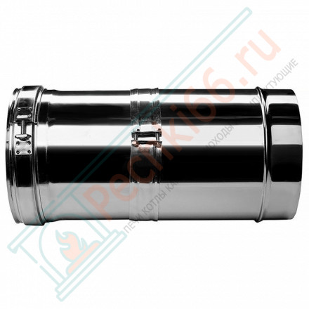 Труба V50R телескопическая с изол L=260-380 (AISI-321/0,8-AISI-304/0,5) d-160/260 (Вулкан-Cerablanket)