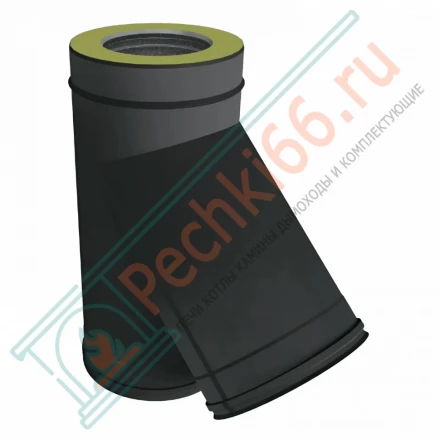 Тройник 45° V50R с изол (AISI-321/0,8-ОЦИНК-RAL/0,5) d-150/250 (Вулкан-Cerablanket)