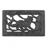 Решетка чугунная вентиляционная РВ-1 "Кот ученый" (Рубцовск-Литком)