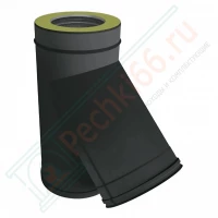 Тройник 45° V50R с изол (AISI-321/0,8-ОЦИНК-RAL/0,5) d-160/260 (Вулкан-Cerablanket)