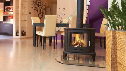 Чугунная печь-камин KOZA K8 T тунель (Kratki)