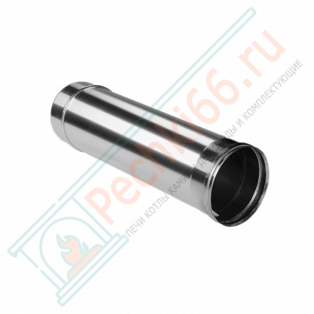 Труба прямая L=500 без изол (НЕРЖ-321/0,8) d-300 (Дымок-Lux)