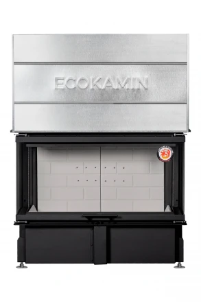 Каминная топка Дельта 1000 K три стекла (Экокамин)