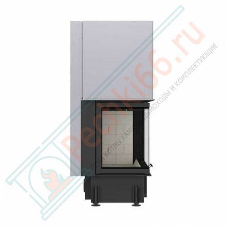 Топка Дельта 1000 LB два стекла левая черный шамот (Экокамин)