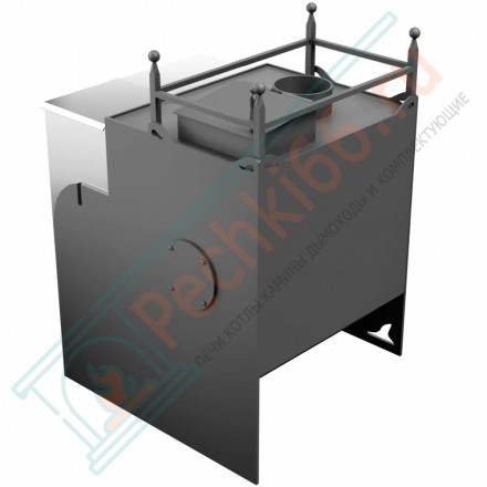 Банная печь Горыныч Мини З/К, под бак 60 л, закрытая каменка (ТермоСфера)