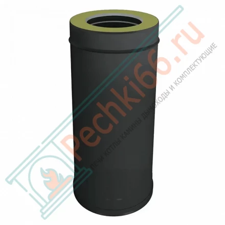 Сэндвич труба V50R с изол L=500 (AISI-310S/0,8-ОЦИНК-RAL/0,5) d-115/215 (Вулкан-Cerablanket)
