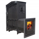 Печь для бани Терма Каменка мини удлиненная топка панорама (Варвара) Печь для бани Терма Каменка мини удлиненная топка панорама (Варвара)